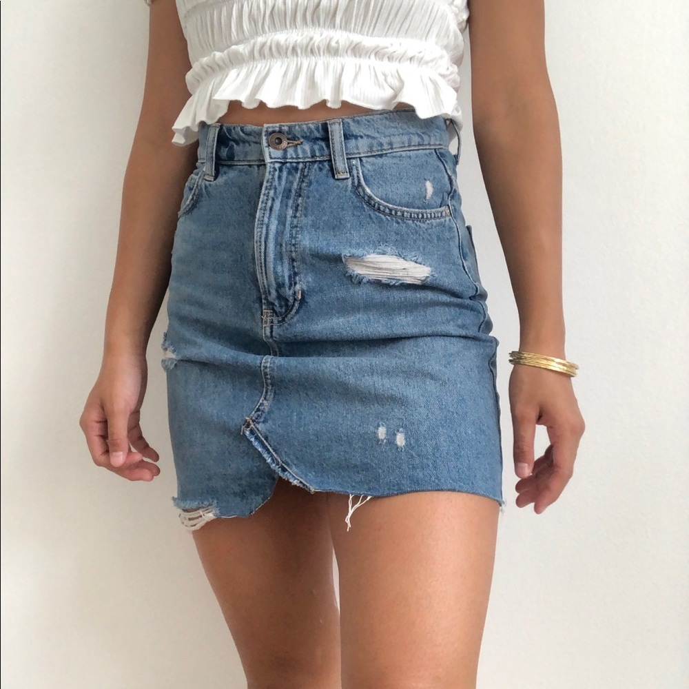 Free People Denim Skirt